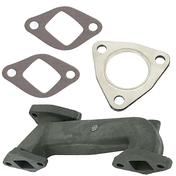Aic Replacement Parts 736218M1 Exhaust Manifold w/ Gaskets Fits Massey Ferguson 165, 30, 3165 736218M1-GASKETS - main